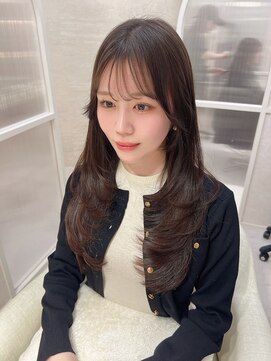 クム(kumu) 【kumu】 ロングレイヤー/顔周りカット/栄/名古屋