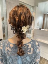 ハイル(KHAIR)&nbsp;お呼ばれ編みおろし♪/梅田美容室/金城二千夏