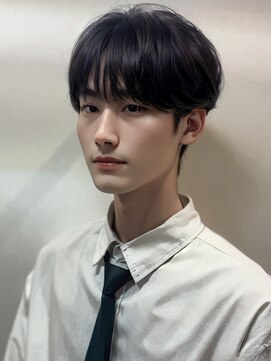 ミレバイジェニー (mirae by geny) ニュアンスパーマ　刈り上げセンターパート