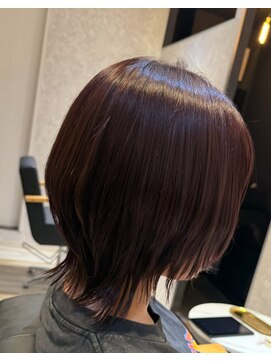 アテーサ 赤羽店(ATTESA) カシスピンク/暗髪/髪質改善/赤羽/赤羽岩淵