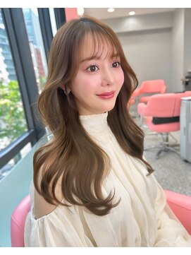 ボタン シブヤ(VOTAN SHIBUYA) 韓国ヘア/前髪あり/顔まわりカット/くびれヘア/大人上品