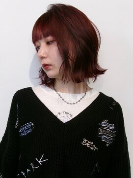 ブロック ジャポン(bloc japon) ワインレッド× bob