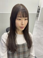 ゴウトゥデイシェアサロン 町田店(GO TODAY SHAiRE SALON)&nbsp;ワイドバング×グレージュ