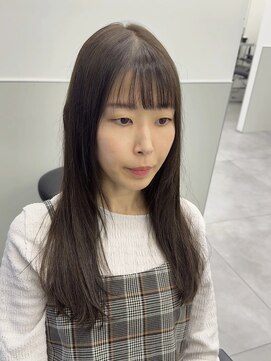 ゴウトゥデイシェアサロン 町田店(GO TODAY SHAiRE SALON) ワイドバング×グレージュ