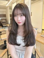 ミリ(mm)&nbsp;レイヤーカット オリーブベージュ カラー 韓国 髪質改善 仙台