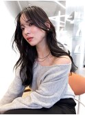 韓国レイヤー20代30代40代デジタルパーマ天使の羽バング
