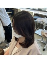 ニューヨークニューヨーク 大久保店(NYNY)&nbsp;イルミナカラー×前髪なしレイヤーカット