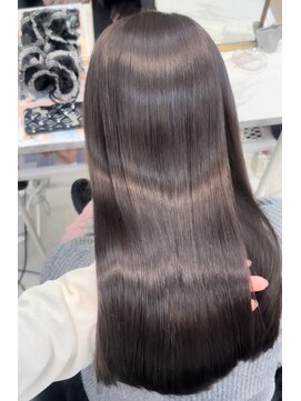 クム(kumu) 大人可愛い◎透明感グレージュレイヤーブリーチなし韓国風