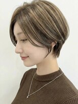 カバーヘア ブリス 上尾西口店(COVER HAIR bliss)&nbsp;マッシュショート/ハイライト/バレイヤージュ/白髪ぼかしp上尾