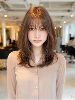 ダル 渋谷/表参道(DAL.)&nbsp;レイヤーカット髪質改善カラー透明感カラー顔まわりカット