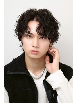 ブラック 横浜(BLUCK) 横浜駅/学割U24/メンズサロン/フェザーパーマ/シャドウパーマ