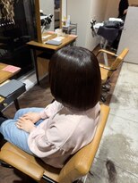 アヴァンスアンス 広島袋町店(AVANCE.ens)&nbsp;髪質改善ストレートと重ためボブ