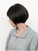 【松戸　松田】ショートボブ　似合わせカット　ダークブラウン