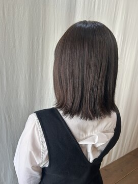 ココカラヘアー ニコ(cococara hair nico) 肩ラインボブ/グレージュ/艶髪/トリートメント
