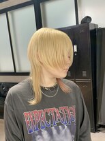 キッススワン(KISS SWAN)&nbsp;【前下がりクラゲウルフ】札幌美容室