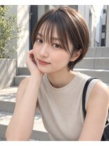 シヨン(ciyon.)&nbsp;大人可愛い丸みショート/ショートボブ/シースルーバング