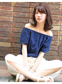 外ハネ エアリーボブ