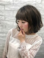 ヘアーグラシュ(HAIR gracieux) くせ毛風★ゆるふわボブ