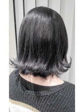 エイトタマプラ たまプラーザ店(EIGHT tamapla) 【EIGHTたまプラ】デザインカラー_切りっぱなしボブ