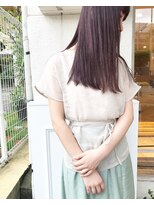 ムジーク(Musiiik)&nbsp;前下がりロングとピンクラベンダー