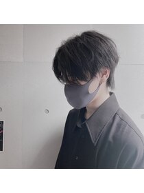 遊人セントラル(CENTRAL) [心斎橋/難波］☆ネイビーカラー&ウルフマッシュ☆