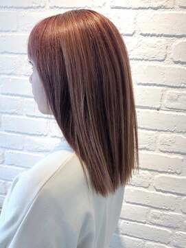 デイジー インデックスヘア 大島店(DAISY index hair) ピンクベージュグラデーション ピンクアッシュ ラベンダーピンク