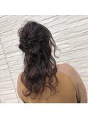【結婚式におすすめ】ゆるふわハーフアップ　別府／大分