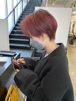 マッシュ(MASHU)&nbsp;ショート　ワインレッド◎30代40代50代