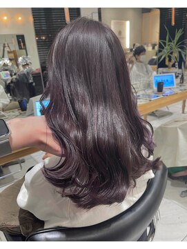 ヘアサロン ガリカ 表参道(hair salon Gallica) ラベンダーグレー×大人ガーリーミディアム