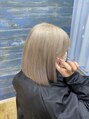 アルーシェ 平井(Alushe) ケアブリーチ、ケアカラーを使った艶髪ハイトーン☆