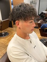 アイリーヘアデザイン(IRIE HAIR DESIGN)&nbsp;【IRIE HAIR赤坂】ツイストスパイラルパーマ×ツーブロック