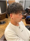 【IRIE HAIR赤坂】ツイストスパイラルパーマ×ツーブロック