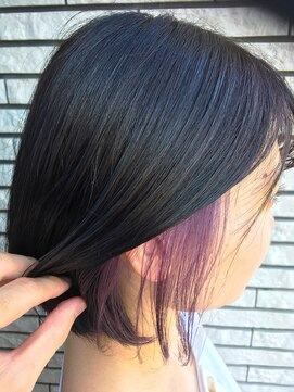 ランダ(LANDA.) インナーカラー×パープル