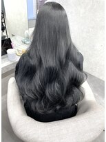 ランド 千葉(land) ブルーブラック　グレーブラック　韓国風　髪質改善カラー