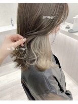 コール ネックス ザ サロン 表参道(COALL nex the salon) グレージュ×インナーベージュ