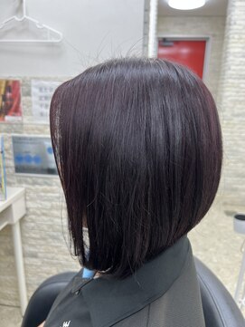 美容室 いずみ 前下りボブ