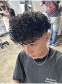 ツイストスパイラルパーマ波巻きスパイラルパーママッシュパーマ