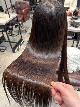 アディクト 東陽町西口(addict) 圧倒的ツヤ髪になれる髪質改善＿ベージュ＿ロング［東陽町］