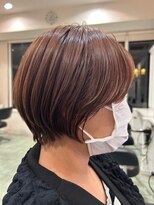 ビビグランジュテ(BiBi)&nbsp;高知　南国市　BiBi glandjete　大人ガーリー丸みショートボブ