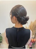 シンプルシニヨン