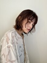 ユイル(Uil)&nbsp;小顔前髪顔周りレイヤー× ベージュカラーデザインカラー