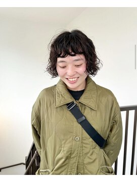 ナループロア ハチ(Nalu pu loa hachi) ボブパーマ/黒髪パーマ/切りっぱなしボブ/ショートボブ