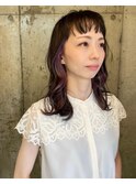 ★インナーカラー×ラベンダー＊stylist Aoi