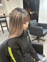 ラフ 難波店(LAFF)&nbsp;#セミディ#シアーカラー#ショートヘア#姫カット#ダークアッシュ