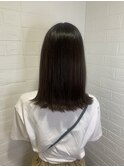グレージュカラー/髪質改善カラー/透明感カラー/艶髪