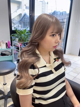 エスアンドケー 下通店(S&K) greige/long/巻き髪