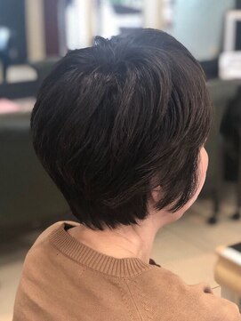 ヘアークリアー 春日部 大人可愛い長め前髪がクールなショートヘア/ミセス/30代40代50代