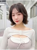 垢抜け韓国ボブ*シースルーバングタッセルボブくびれボブ表参道