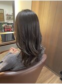 【美髪カラー】グレージュで大人かっこいいイメージに♪