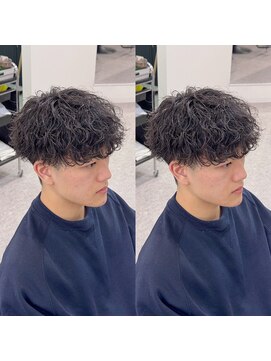 ブライト(BRIGHT) マッシュ波巻きスパイラルパーマ